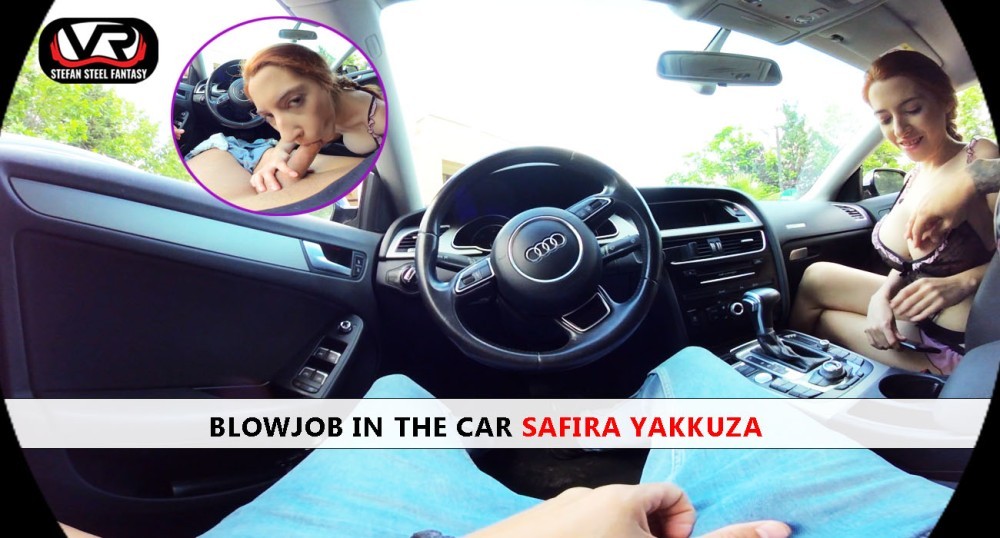 Safira Yakkuza Steamy Car Blowjob in 4K