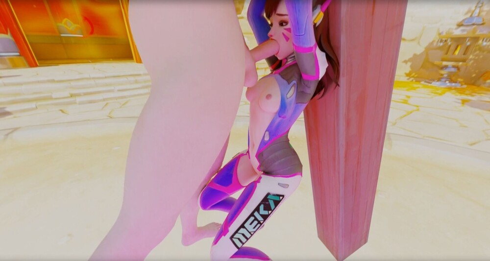 Overwatch Dva Facefuck XXX Parody in 4K VR