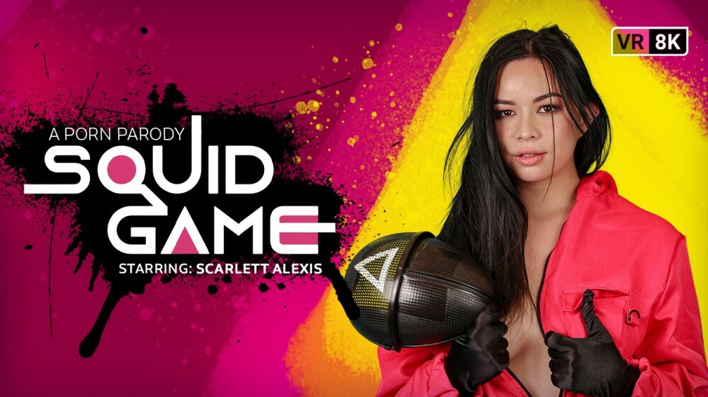 Squid Game VR Porn Parody with Scarlett Alexis