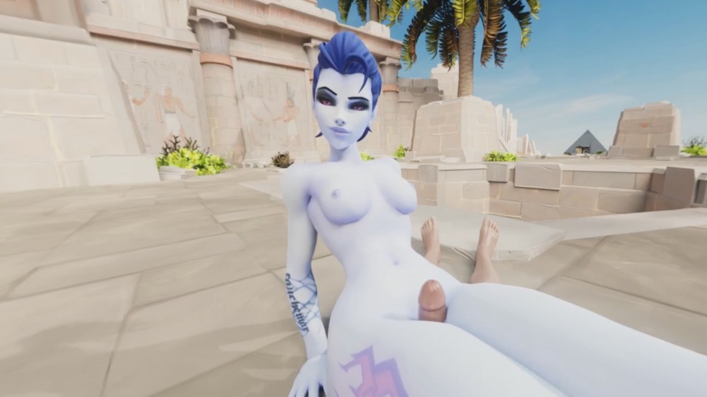 Widowmaker Thighjob Tease in Stunning 3D