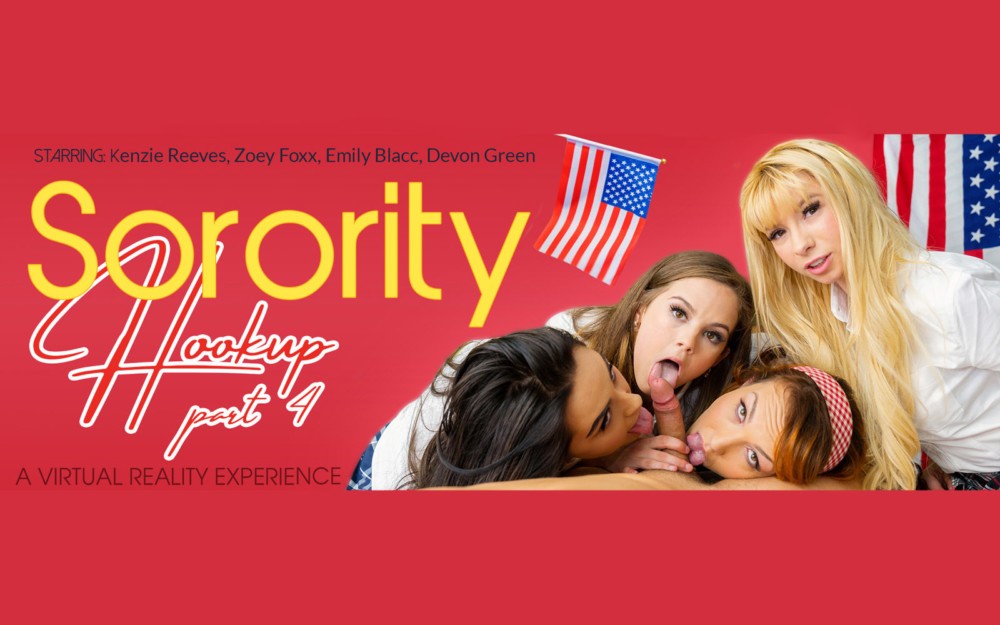 Sorority Hookup: College Orgy with Devon Green