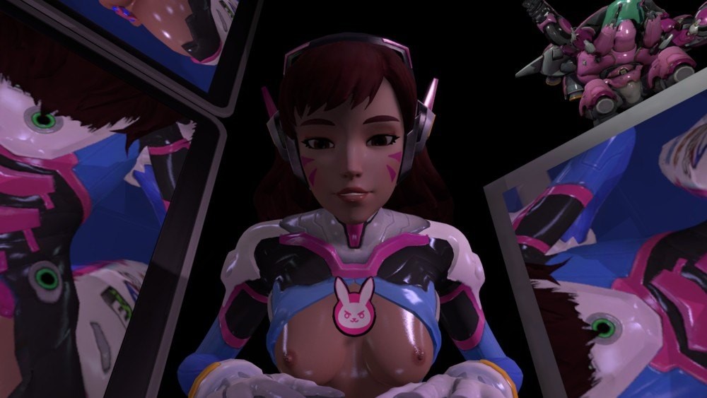 D.Va Overwatch Parody: Intense Cowgirl Action