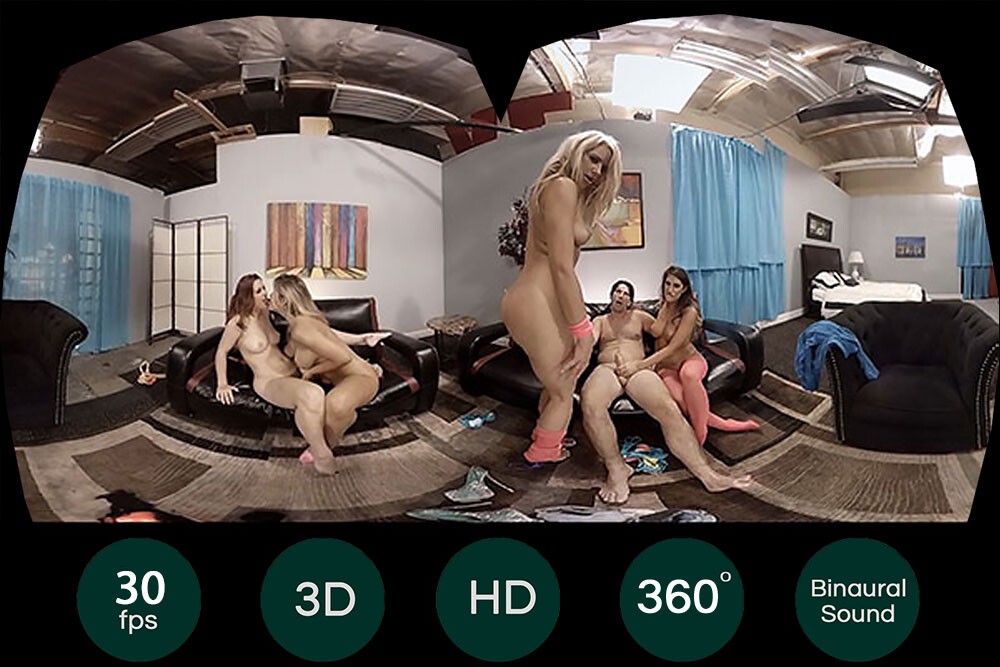 Karlie Montana's Hot VR Group Action
