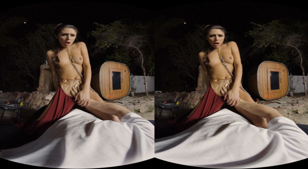 Anna Morna in Slave Princess VR Cosplay Thrill