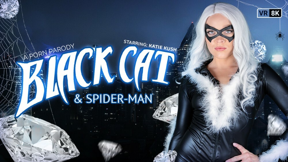 Katie Kush in Spider-Man & Black Cat VR Parody