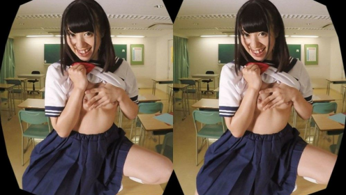 Serizawa Yuzu in Hot After School VR Action