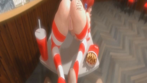 Wendy's Combo Special Footjob Parody Thrill