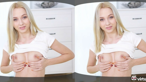 Anna K Solo Masturbation - Sexy Teen in 4K VR