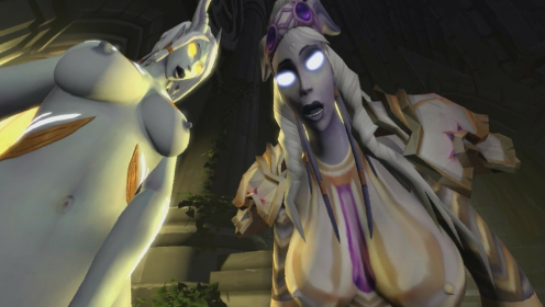 Draenei Futanari Altar Passion in 4K VR