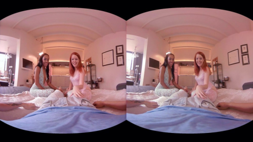 Rainy Day Threesome with Amarna and Noe in VR