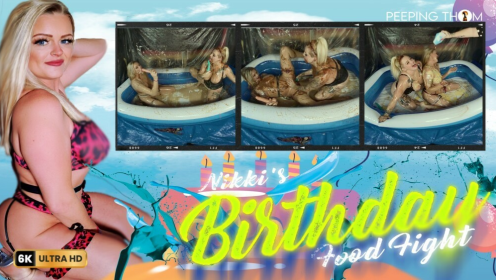 Birthday Food Fight With A Live Audience