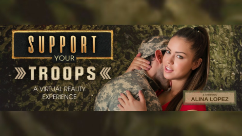 Alina Lopez in Military Tribute VR Passion