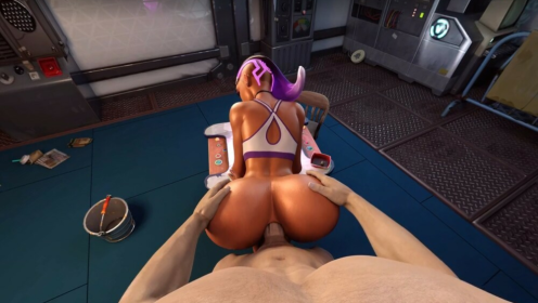 Overwatch - Scavenging With Sombra (A XXX Parody)