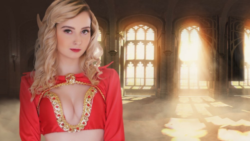 Forbidden Lust: Lexi Lore as Busty Blood Elf