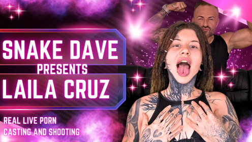 Snake Dave's Porno Casting with Laila Cruz