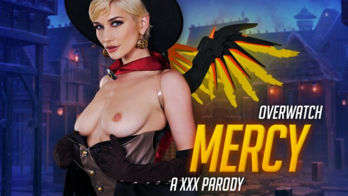 Skye Blue in Overwatch Mercy XXX VR Parody