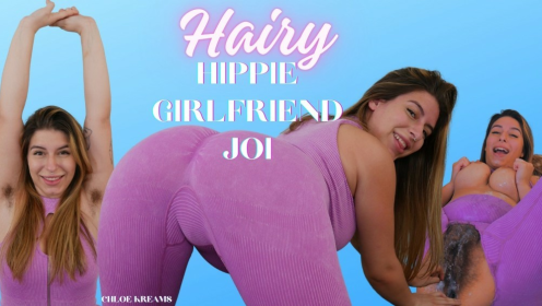 Hairy Hippie Girlfriend JOI