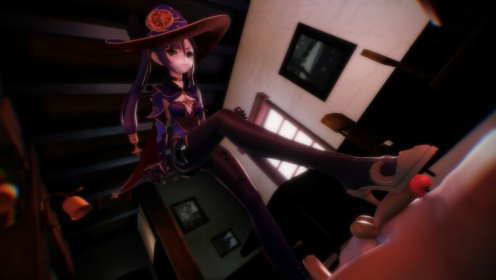 Mona Genshin Impact Footjob Parody Thrill
