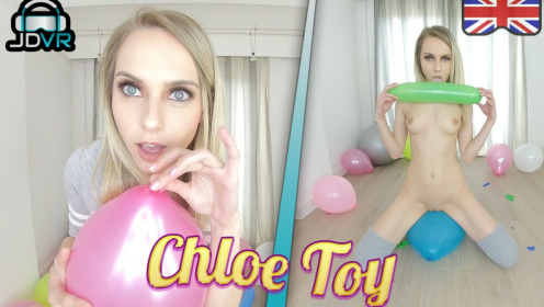 Chloe Toy in Balloon Popping Fetish Fun