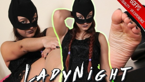 LadyNight's Silky Feet Tease in Stunning 4K VR