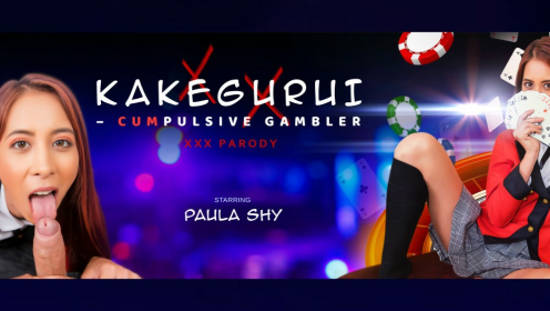 Paula Shy in Kakegurui: Wild VR Gambling Thrill