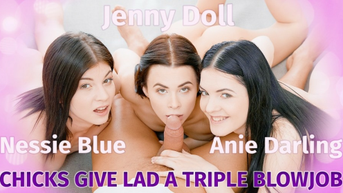 Celebrate Wildly with Anie Darling in VR Foursome