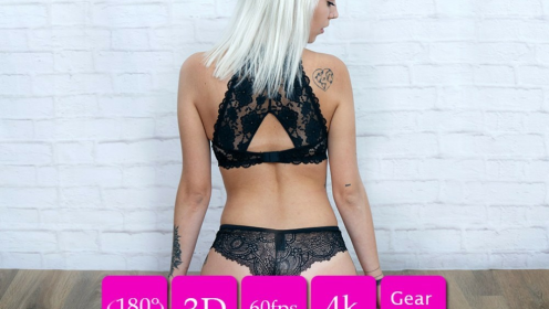 Andromeda Nude Casting VR180 Backstage Tease