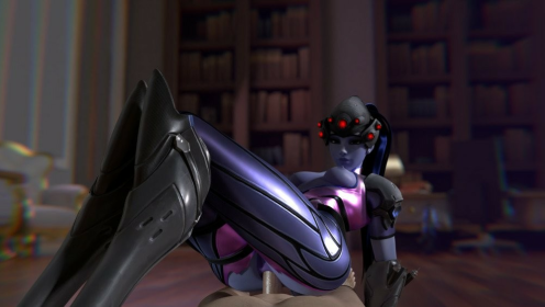 Widowmaker Sexy 3D Parody Loop in 4K
