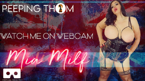 Mia MILF: Seductive Webcam Tease in HD