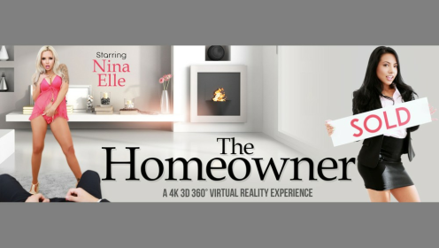 Naughty Nina Elle in VR Homeowner Seduction