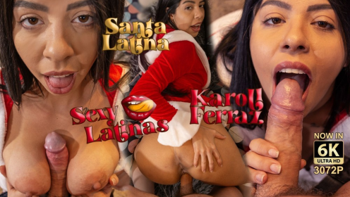 Karoli Ferraz in Santa Latina Holiday Fantasy
