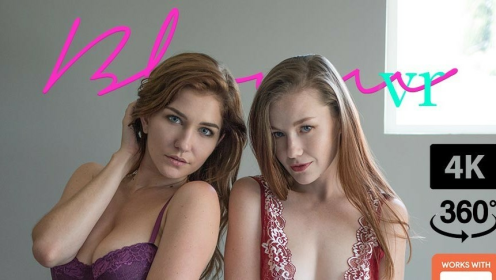 Emily Bloom & Skye Blue in Sensual Bed Scene
