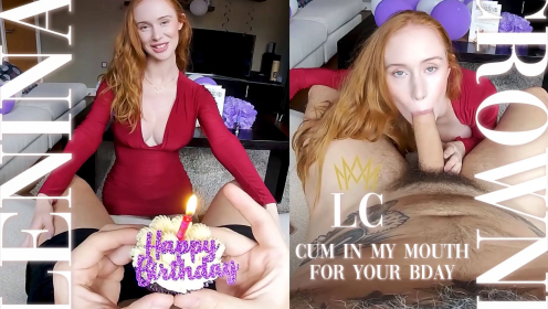Cum in My Mouth for Your Bday