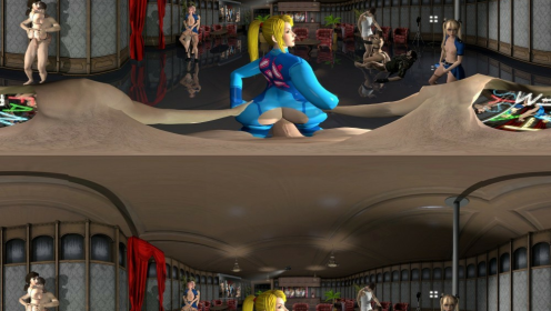 Samus Aran Doggystyle 360 Orgy VR Parody