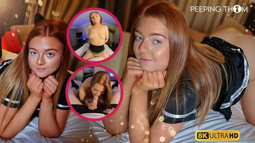 Shy Cheerleader Seduces Coach in Hot VR