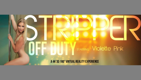 Violette Pure in Sexy VR Striptease Action