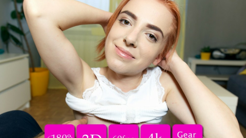 Thumbelina Sexy Redhead Lapdance VR180