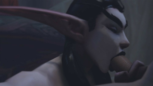 Dark Elf's Seductive Favor in WoW XXX Parody