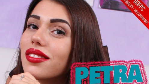 Petra's Sensual Nylon Feet Tease in Bedroom