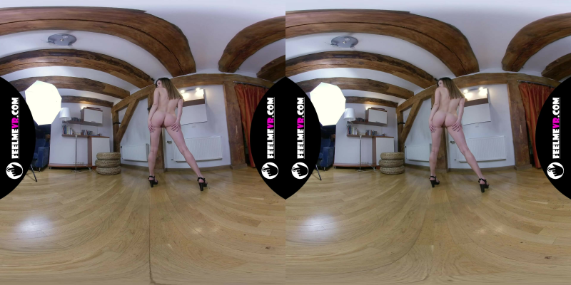 Josie In Virtual Reality Vr180 Nude Photoshoot Backstage - Image 5