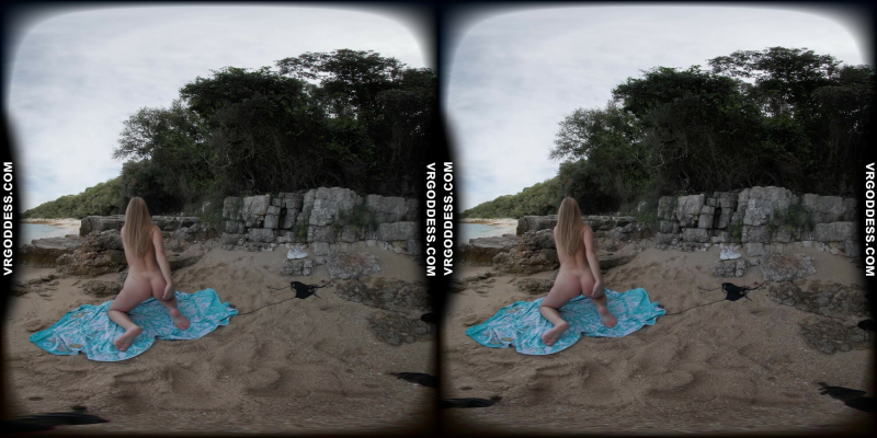 Kristina's Sensual Beach Solo in Stunning 8K - Image 7