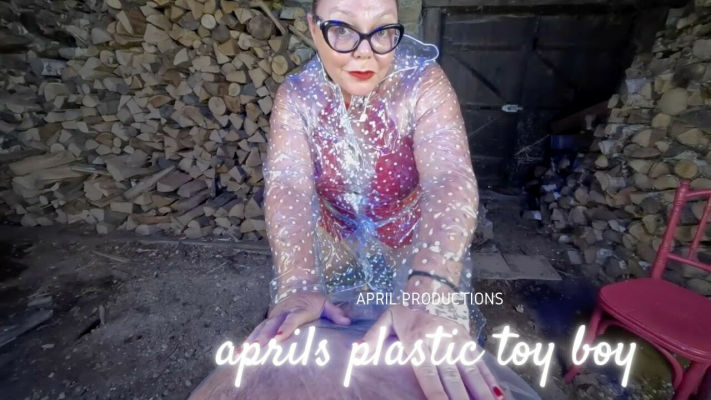 Mistress April's Kinky Plastic Fetish Play - Image 1