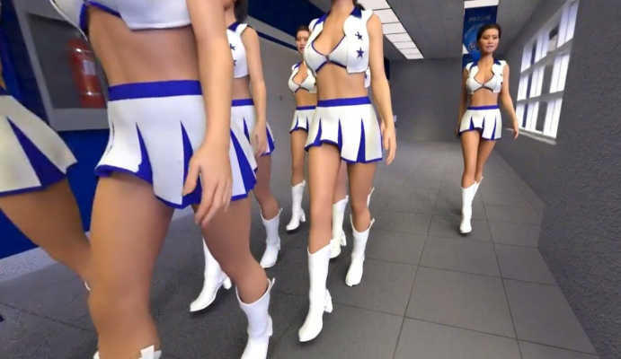 Cheerleader Fantasy in Stunning 4K CGI - Image 4