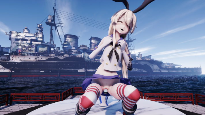 Shimakaze Live Fire Dildo in Hot XXX Parody - Image 2