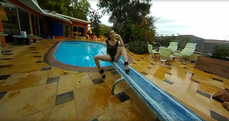 Emily Bloom Poolside Seduction in Stunning 4K - Image 3