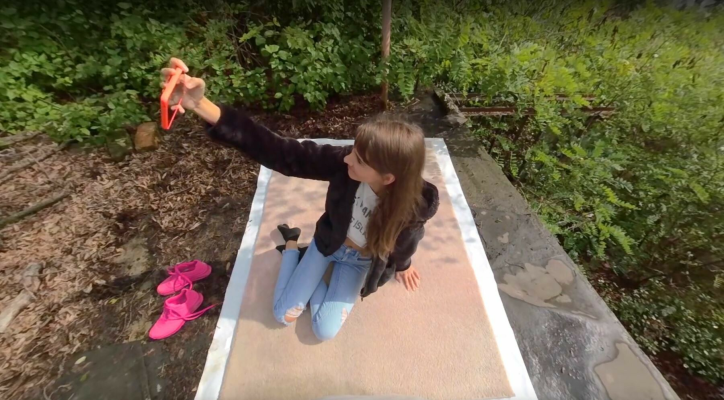 Cowgirl Fucking In Public Outdoors - Image 1