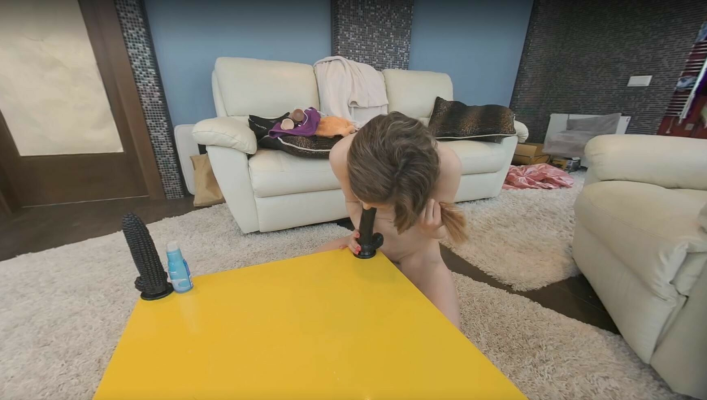 New Girl Josie Plays The Will It Fit Game With Some Brutally Big Dildos - Image 8