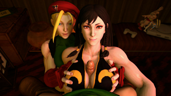 Street Fighter XXX Parody: Cammy & Chun Li Action - Image 2