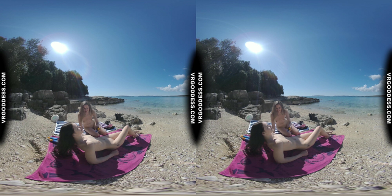 Sunny Beach Afternoon Nude Sunbathing And Searching For Shells On Vacation With Matty Josie - Image 7