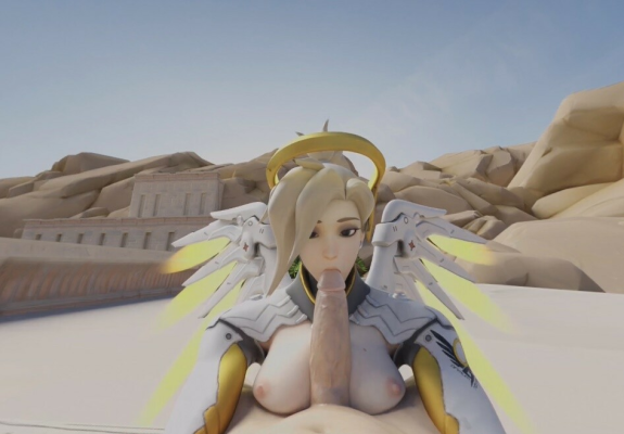 Mercy Blowjob Parody: Stunning 4K CGI Action - Image 5